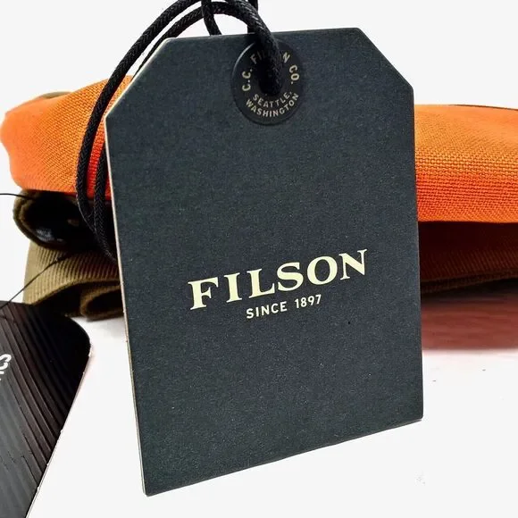 NWT Filson Surveyor Tan/Flame Crossbody Waist Fanny Hiking Pack - Picture 3 of 11